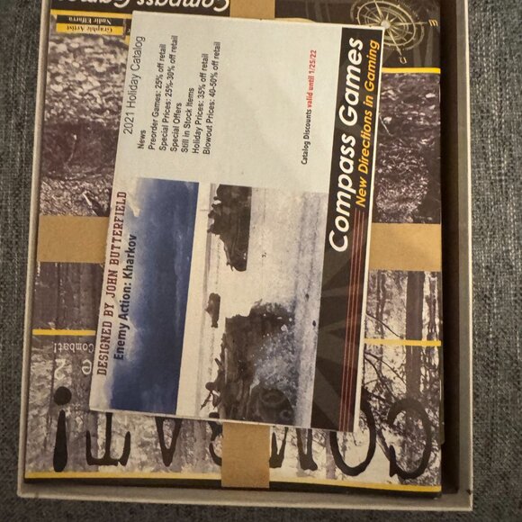 Combat! Volume 2: An Expansion for Combat! (open, unpunched) Compass Games - Picture 7 of 16